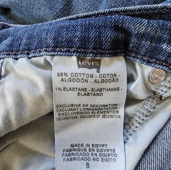 Levi's 515 Capri Cuffed Leg Medium Wash Jeans Size Women's 6 - Picture 11 of 11